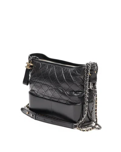 Pre-owned Chanel Medium Gabrielle Bag In Black