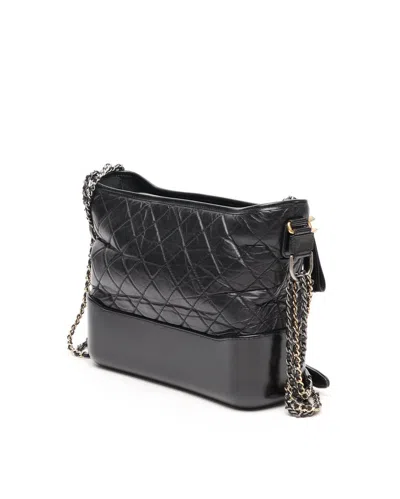 Pre-owned Chanel Medium Gabrielle Bag In Black