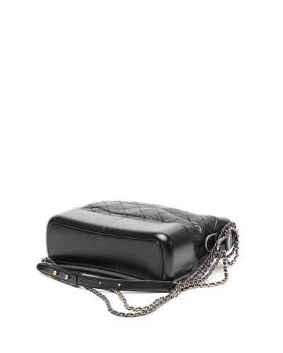 Pre-owned Chanel Medium Gabrielle Bag In Black