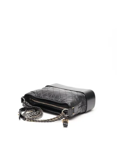 Pre-owned Chanel Medium Gabrielle Bag In Black