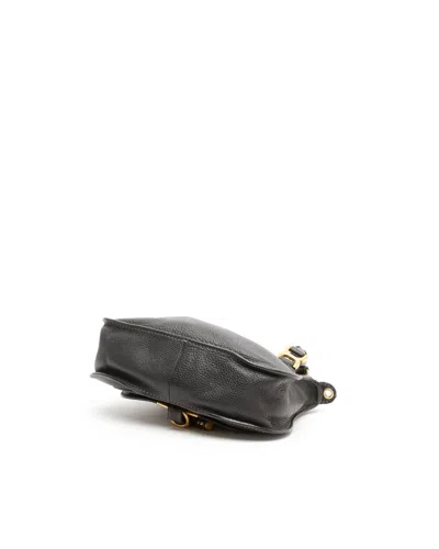 Chloé Mini Marcie Double Carry Bag In Black