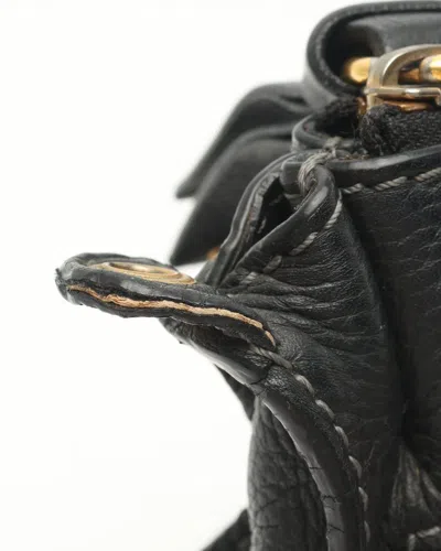 Chloé Mini Marcie Double Carry Bag In Black