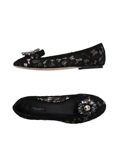 Dolce & Gabbana Loafers In Black