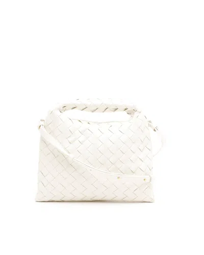 Bottega Veneta Mini Hop Intrecciato Leather Shoulder Bag In Pattern