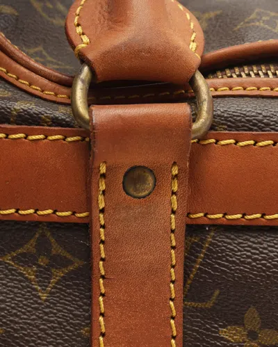 Pre-owned Louis Vuitton Sac Chien 40 Dog Carrier Bag In Brown