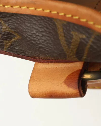 Pre-owned Louis Vuitton Monogram Sac Chien 40 Pet Bag In Brown