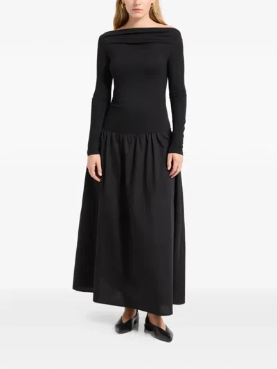 WINSLET 长袖超长连衣裙