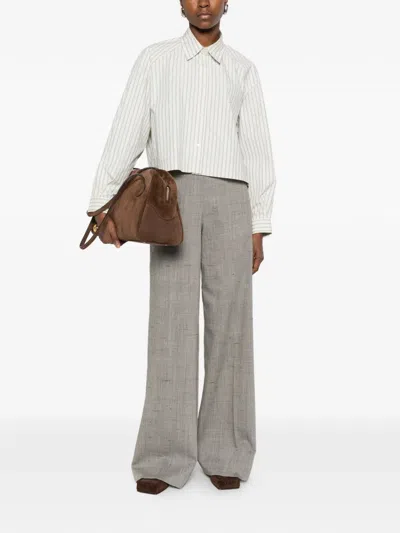 Sandro Long-sleeve Shirt In White