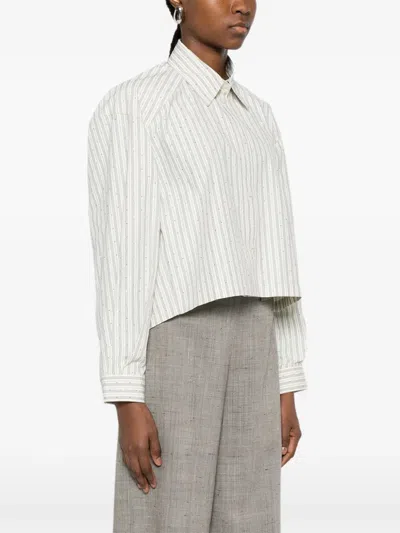 Sandro Long-sleeve Shirt In White