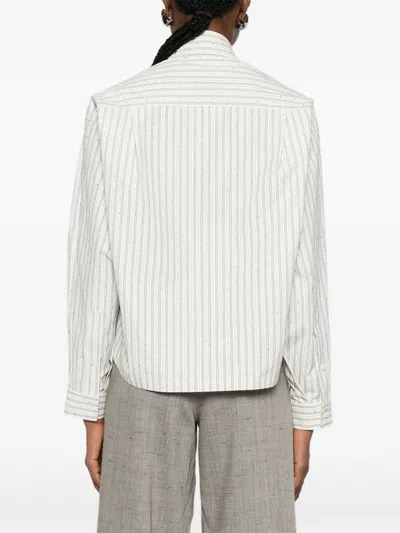 Sandro Long-sleeve Shirt In White