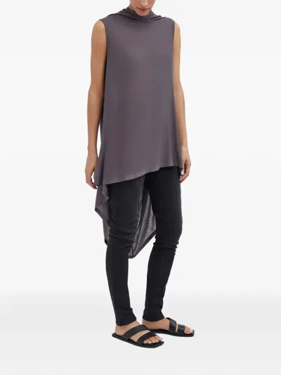 INES 高领垂坠长款上衣