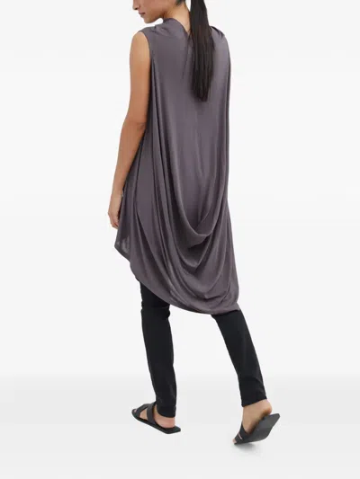 INES 高领垂坠长款上衣