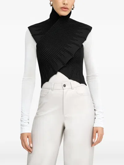 COLETTE 高领罗纹上衣