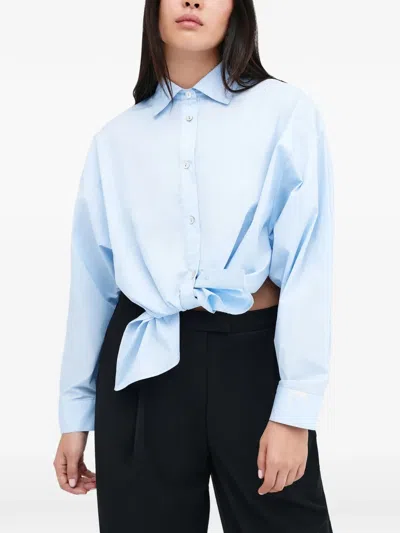 EZRA 斜缝线搭扣袖口上衣