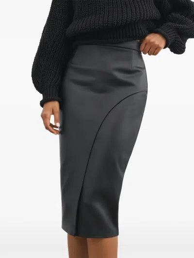 NYSSA 开衩中长半身裙