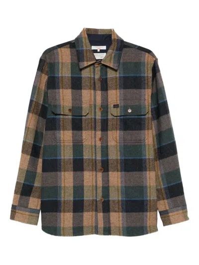 Nudie Jeans Robban Plaid Long-sleeve Shirt In Multi