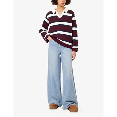 4th & Reckless Womens Tommie Striped Knitted Jumper In Multi