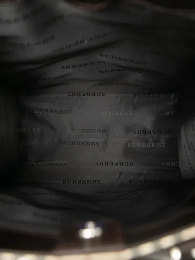 Pre-owned Burberry 2000-2017 House Check Canvas Tote Bag In Brown