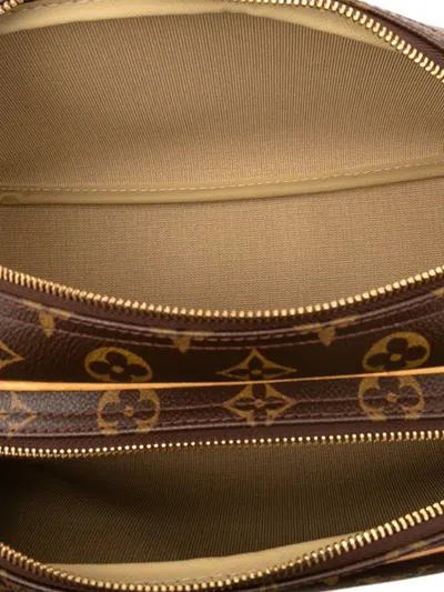Pre-owned Louis Vuitton 2007 Monogram Reporter Pm Crossbody Bag In Brown