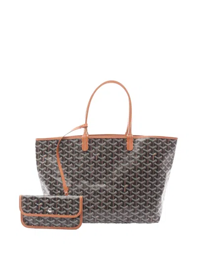Pre-owned Goyard 2024 Ine Saint Louis Pm Tote Bag In Black