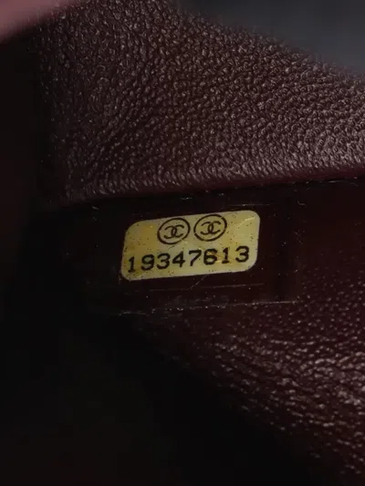 Pre-owned Chanel 2004 Medium Classic Caviar Double Flap Shoulder Bag In Black