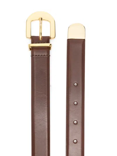 Dehanche Indus Gold-tone Hardware Belt In Brown