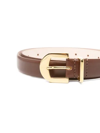 Dehanche Indus Gold-tone Hardware Belt In Brown