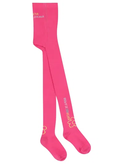 Agatha Ruiz De La Prada Graphic-print Flared-hem Dress Set (set Of Two) In Pink