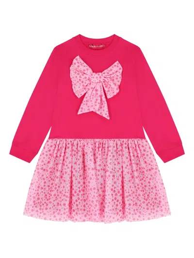 Agatha Ruiz De La Prada Bow-detail Dress In Pink