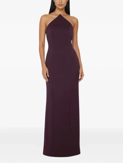 Solace London Senna Maxi Dress In Purple