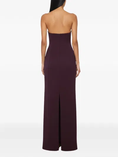 Solace London Senna Maxi Dress In Purple