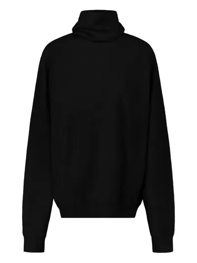 Frenckenberger Turtleneck Cashmere Sweater In Black