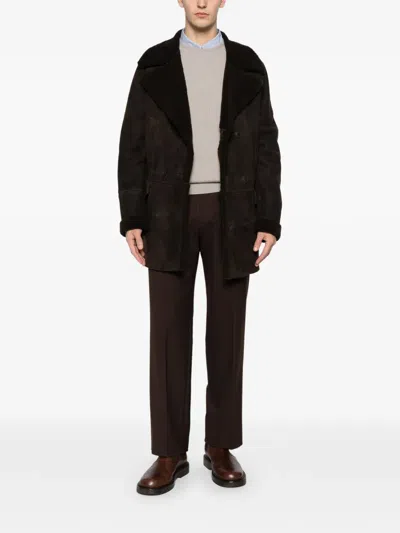 Hōsio Crew-neck Sweater In Brown