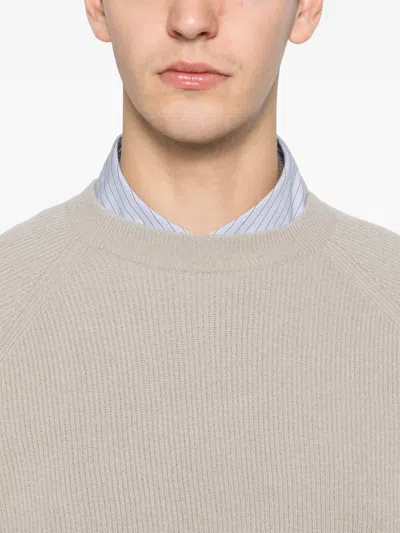 Hōsio Crew-neck Sweater In Brown