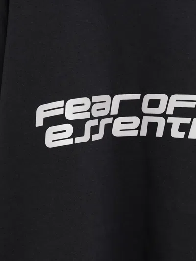 Essentials Ponte 90s Long-sleeve T-shirt In Black