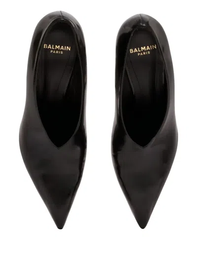 Balmain 95mm Pointed-toe Pumps In Black