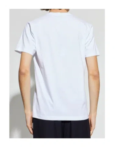 Versace Hall Of Heroes Crest Graphic T-shirt In White