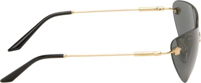 Versace Gold Medusa Cat-eye Sunglasses In Gold