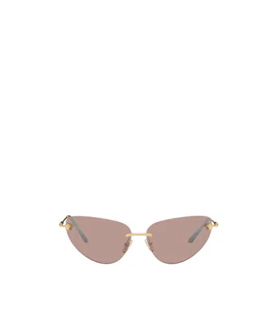 Versace Medusa Cat-eye Sunglasses In Gold