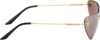 Versace Medusa Cat-eye Sunglasses In Gold