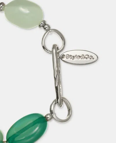 Style & Co 2-pc. Set Multi-stone Beaded Stretch Bracelets, Macy's Exclusive In Multi