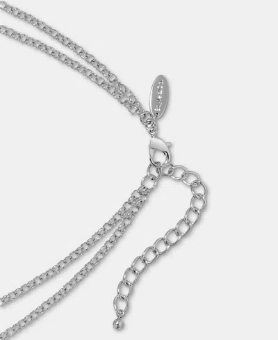 Style & Co Multi-stone Layered Statement Necklace, 18" + 3" Extender, Macy's Exclusive In Metallic