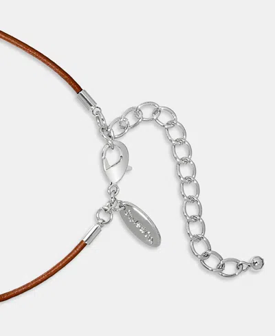 Style & Co Multi-charm Leather Pendant Necklace, 28" + 3" Extender, Macy's Exclusive In Multi