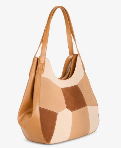 Style & Co Whip-stitch Soft 4-poster Tote, Exclusively At Macy's In Brown
