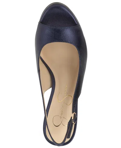 Jessica Simpson Women's Sibilla Slingback Platform Stiletto Pumps In Blue