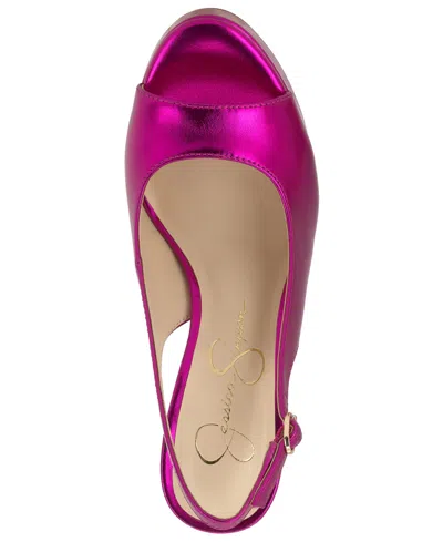 Jessica Simpson Women's Sibilla Slingback Platform Stiletto Pumps In Pink
