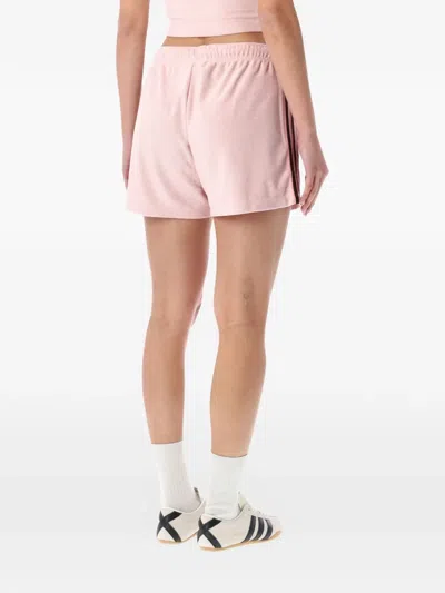 Adidas Originals Firebird Drawstring Shorts In Pink