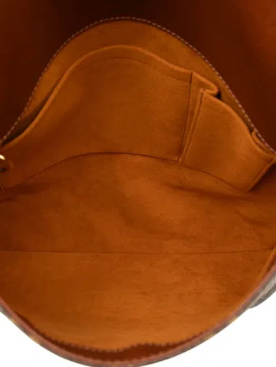 Pre-owned Louis Vuitton 2001 Monogram Musette Salsa Long Strap Crossbody Bag In Brown