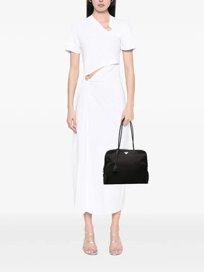 Pre-owned Prada 2000-2013 Tessuto Shoulder Bag In Black