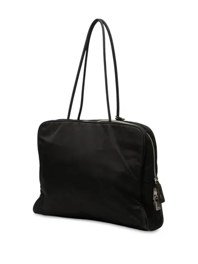 Pre-owned Prada 2000-2013 Tessuto Shoulder Bag In Black